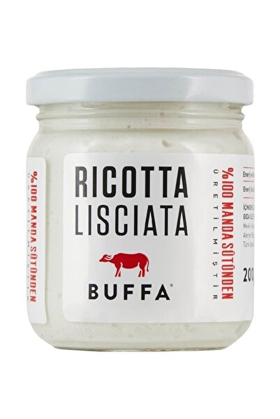 Buffa Tam Yağlı Taze Ricotta Lisciata Peyniri 200 Gr
