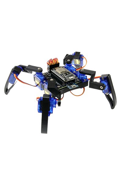 JSumo Esp32 Tabanlı Wifi Örümcek Robot Kiti - Kendin Yap Dıy Demonte