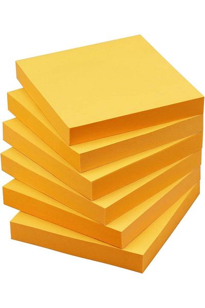 Janissary Square Postit Adhesive Paper 80 Sheets 4 Pieces Orange Color