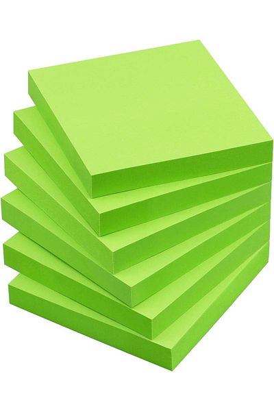 Janissary Square Postit Adhesive Paper 80 Sheets 4 Pieces Green Color