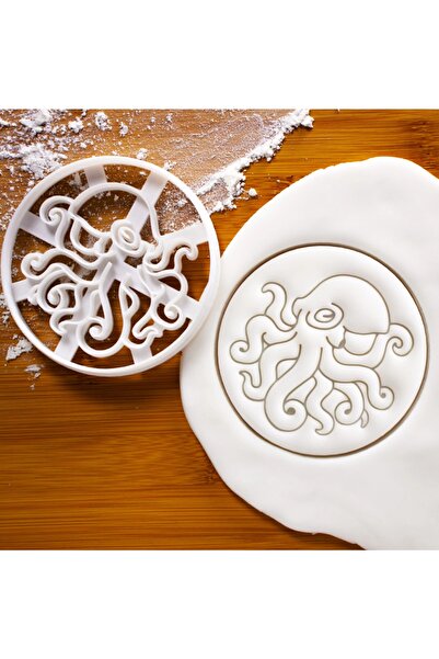 Hobist قالب كوكي بتصميم الأخطبوط - قالب لب السكر ولب اللعب