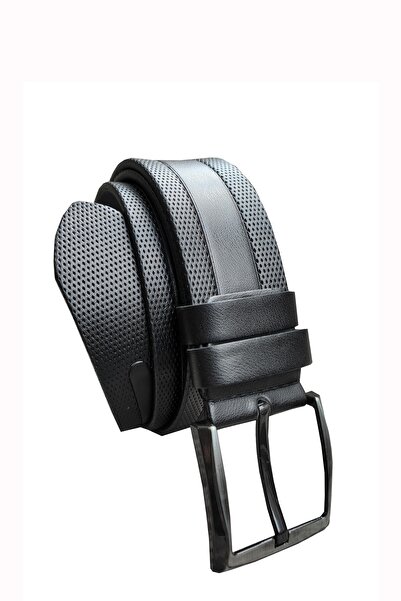 Kemer Dünyası 4,5 cm grosime sport curea neagră denim