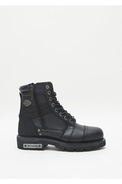 Harley Davidson Carter Black Leather Men's Boots