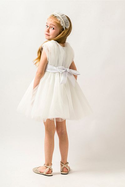 WECAN EXCLUSİVE Girl's Dress Tutu Tutu Special Birthday Dress with Crown