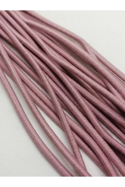 Firebird Takı Aksesuar Ve Kamp Malzemeleri Λαστιχένια κλωστή 3 mm Dusty Rose Χρώμα 10 μέτρα