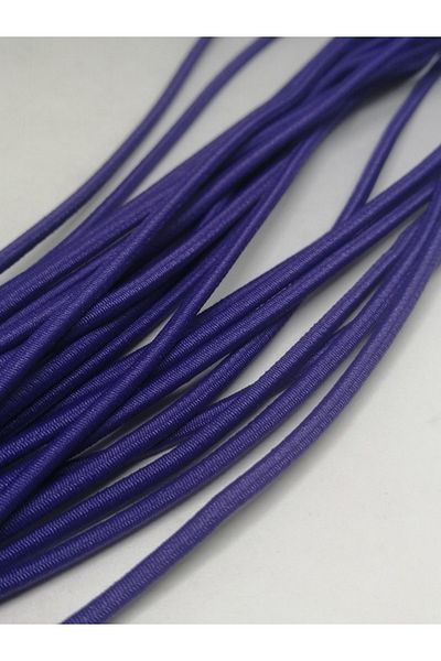 Firebird Takı Aksesuar Ve Kamp Malzemeleri Λαστιχένια κλωστή 3 mm Μωβ Χρώμα 10 μέτρα