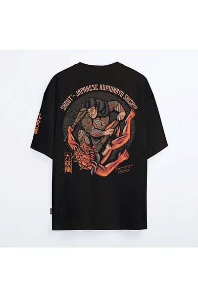 Shout Oversize Japanese Kumonryu Shishin Unisex T-shirt