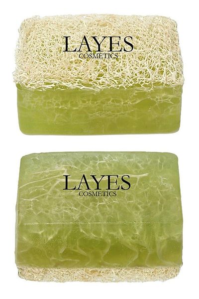 Layes 130 Gr Natural Pumpkin Fiber Aloe Vera Soap
