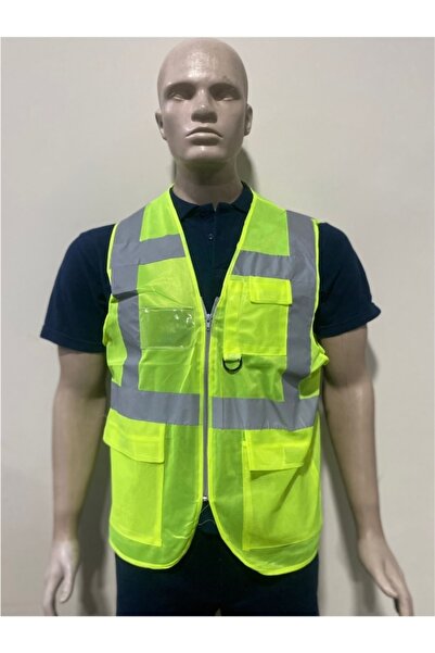 SafeSet Genç Ahi Mühendis Tip Reflektörlü Yelek Xl