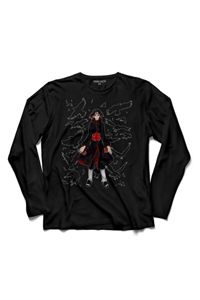 Kendim Seçtim Naruto Nanatsu Itachi Crow majica dugih rukava