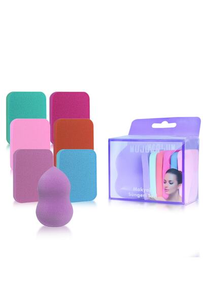 MUJGAN Kutulu 7'li Makyaj Süngeri