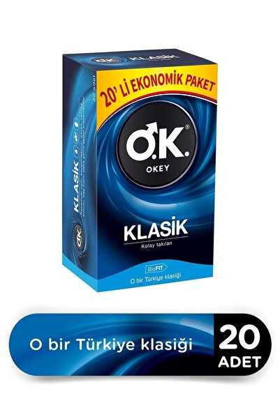 Okey Klasik Ekonomik 20’li Prezervatif