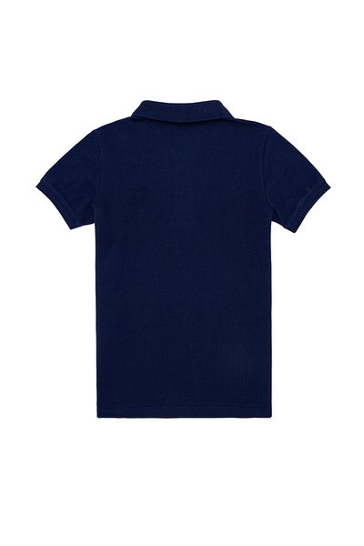 U.S. Polo Assn. Tricou cu gât polo bleumarin pentru băiat