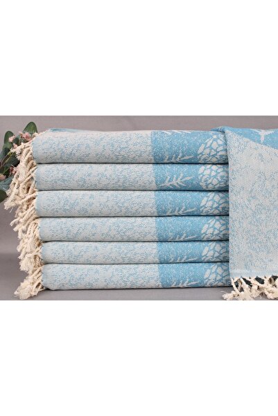 Kayra Export Peştemal Turkuaz Küçük Boy Peşkir 45x90 Cm Küçük Peşkir Peştemal