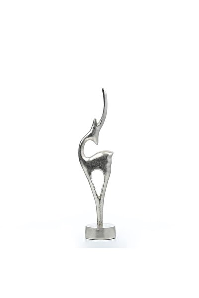 Vitale Gazelle Gümüş Dekor 44cm