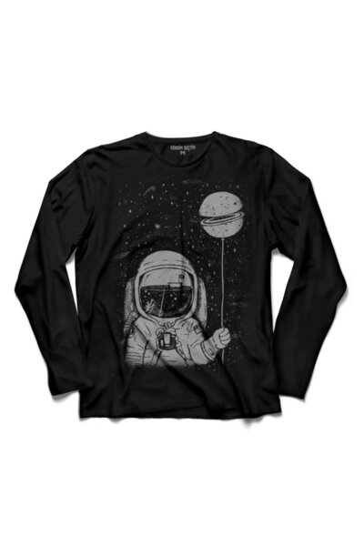Kendim Seçtim تي شيرت رائد فضاء الفضاء كوزموس مون إيرث بلانيت جالاكسي 3 بأكما...