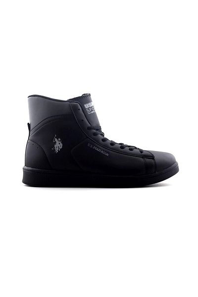 U.S. Polo Assn. Ανδρικά παπούτσια Tibet Hi 2pr Μαύρα Μαύρα