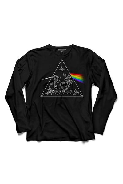 Kendim Seçtim Tricou cu mânecă lungă Carnegie Hall Pink Floyd - Dark Side Of The Moon