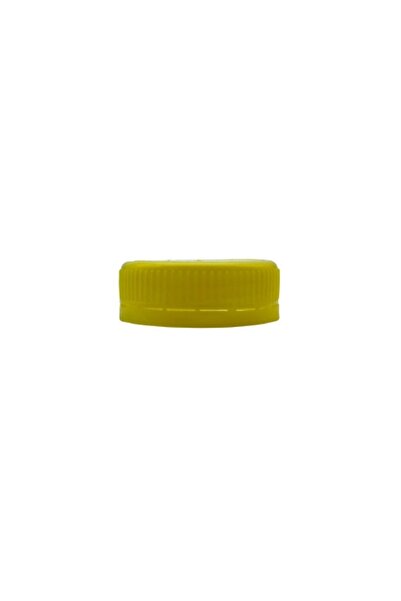 Pause Art Home 29 Mm Kilitli Plastik Kapak Sarı - Standart Su Şişesi Kapağı -...