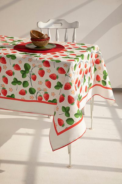 AYSHOME Față de masă Ays Home Strawberry Pattern