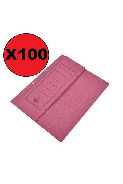 Alemdar Half Cover Cardboard File 100 Pieces