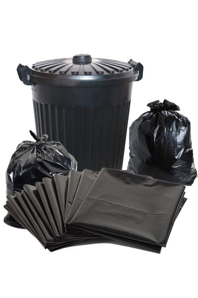 EFTAPLAST 80*110 Endüstriyel- Extra Kalın Çöp Poşeti (10 KG)