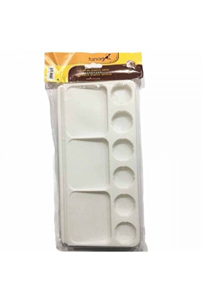 Fanart : Академия : Пластмасова палета за еднократна употреба : 25 cm x 12,5 cm (3+6 отделения)