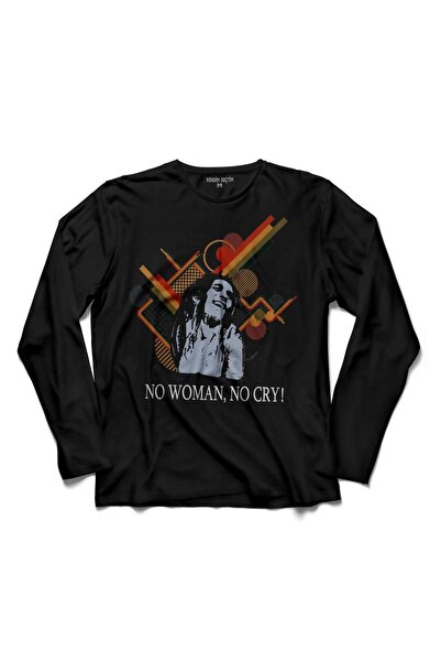 Kendim Seçtim Nema žene, nema plača - Bob Marley majica dugih rukava