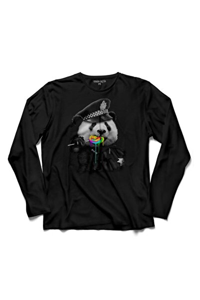 Kendim Seçtim Policijska majica sa dugim rukavima "Panda sladoled"