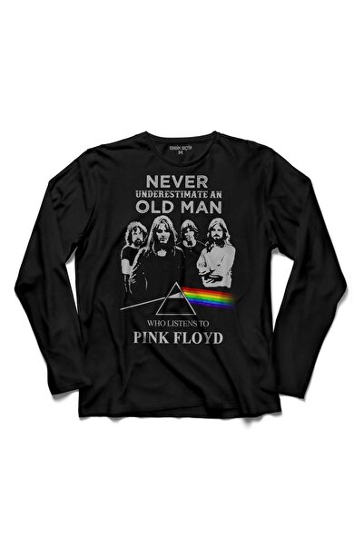 Kendim Seçtim Tricou cu mânecă lungă Pink Floyd Design