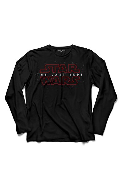 Kendim Seçtim Tricou cu mânecă lungă Star Wars The Last Jedi Word