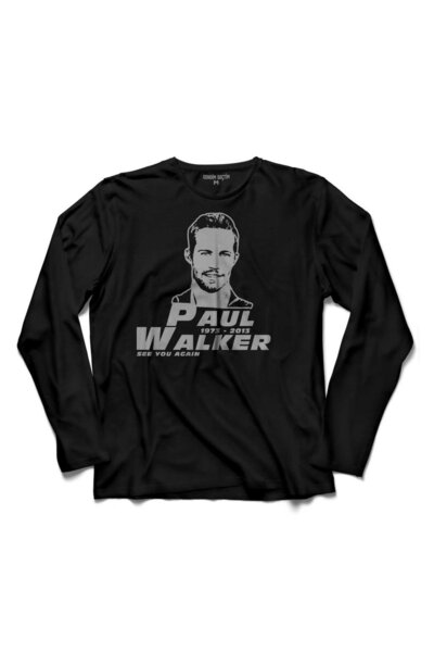 Kendim Seçtim Paul Walker Ne vedem din nou Fast And Furious 4 Tricou cu mânecă lungă