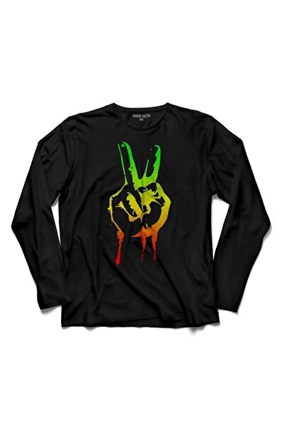 Kendim Seçtim Tricou Freedom cu mânecă lungă Reggae Rasta II Timeline