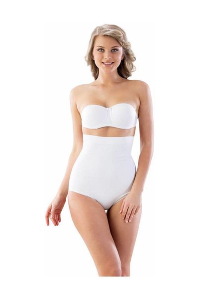 Emay Corset alb pentru femei cu talie înaltă pop-up pentru sporirea șoldului