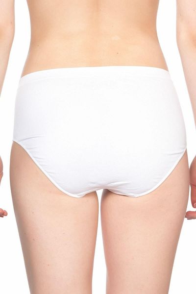 Emay Chiloți albi moale Mama Slip - fără cusături, damă, 3002
