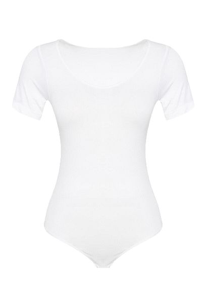 Emay Korse Emay Seamless Half Sleeve Snap Fastener Bady 1926