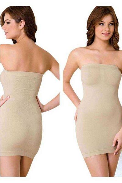 Emay Women's Skin Under Dress Strapless Corset 5065