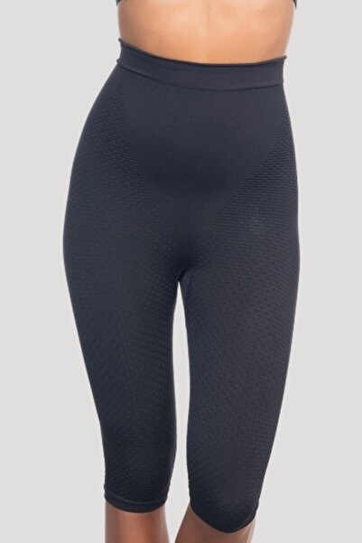 Emay Жіночий чорний боксерський корсет з довгими штанинами для профілактики ц...