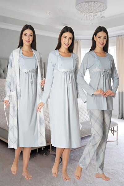 Effort Pijama Zerre Bebe Women's Blue Checkered Long Sleeve Pajamas Set Night...