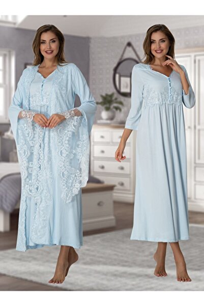 Effort Pijama 3010 قميص نوم للحوامل من الدانتيل