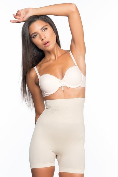 Emay Korse Corset dublu cu talie înaltă pentru femei Emay, cu picioare scurte, 2075