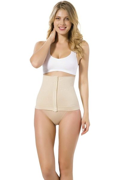 Emay Korse Women's Black Agraffiti Double Waist Corset Emay-2026
