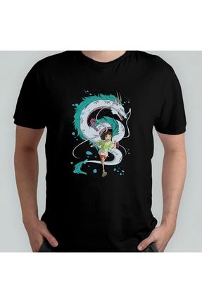 Pixxa Studio Ghibli Spirited Away 100 Pamuklu Bisiklet Yaka T shirt Fiyat Yorumlar Trendyol
