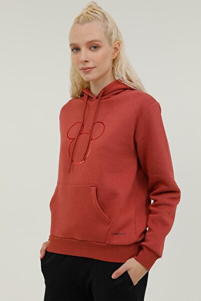 lumberjack W-mıckey Hoodıe 2pr Kiremit Kadın Sweatshirt