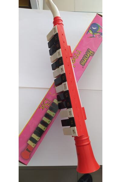 Brons 13 Tuş Melodika Kırmızı