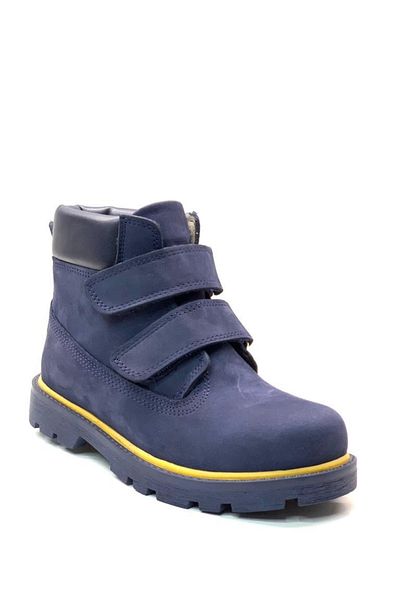 Tuğba Ortopedi 6003 Παιδικές Μπότες Unisex Ορθοπεδικές Δερμάτινες Navy Blue Nubuck