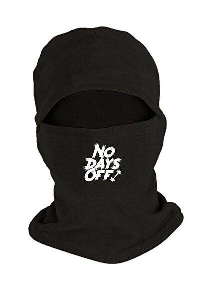 Zeron Tasarım Mască de zăpadă din polar de iarnă imprimată fără zile libere, ...