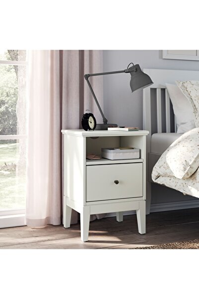 IKEA Baxna Box, Grey-white, 17x20x6 cm