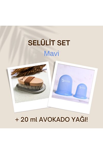 HVM Selülit Set Mavi, Cilt Bakım Seti