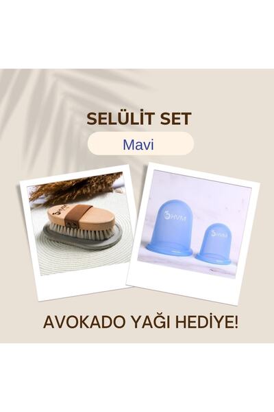 HVM Selülit Set Mavi, Cilt Bakım Seti
